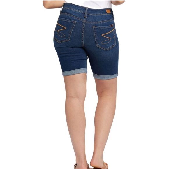 Seven7 Women’s Sunset Bermuda Shorts Rolled Cuff Bermuda Short 9" inseam Size 8 - Picture 5 of 11